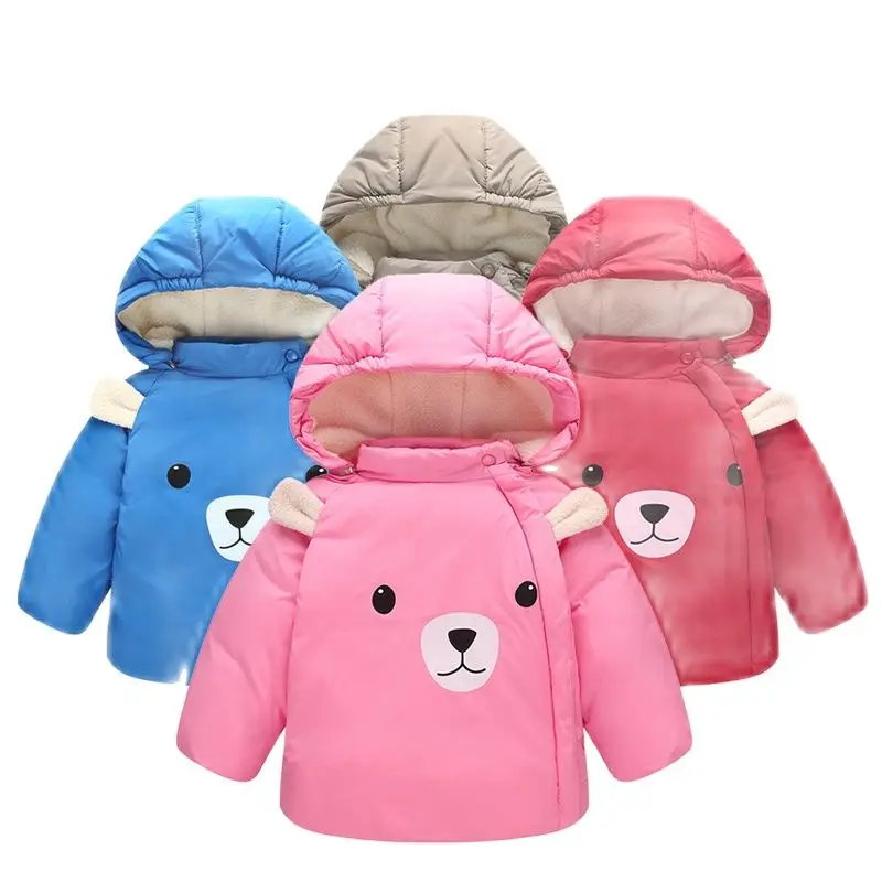 Girls Outerwear Winter Parkas Children Jacket  Winter Coats Warm Clothes For Baby Girls Thick Cotton Outerwear For baby Clothing