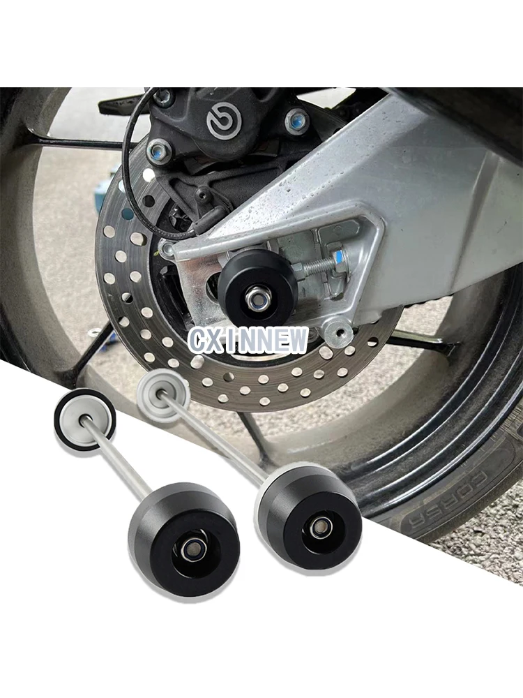 

For BMW S1000RR 2019 2020 2021 2022 S1000R S1000XR 2014-2022 F900R F900XR 2020-2022 Front Rear Axle Sliders Wheel Protection