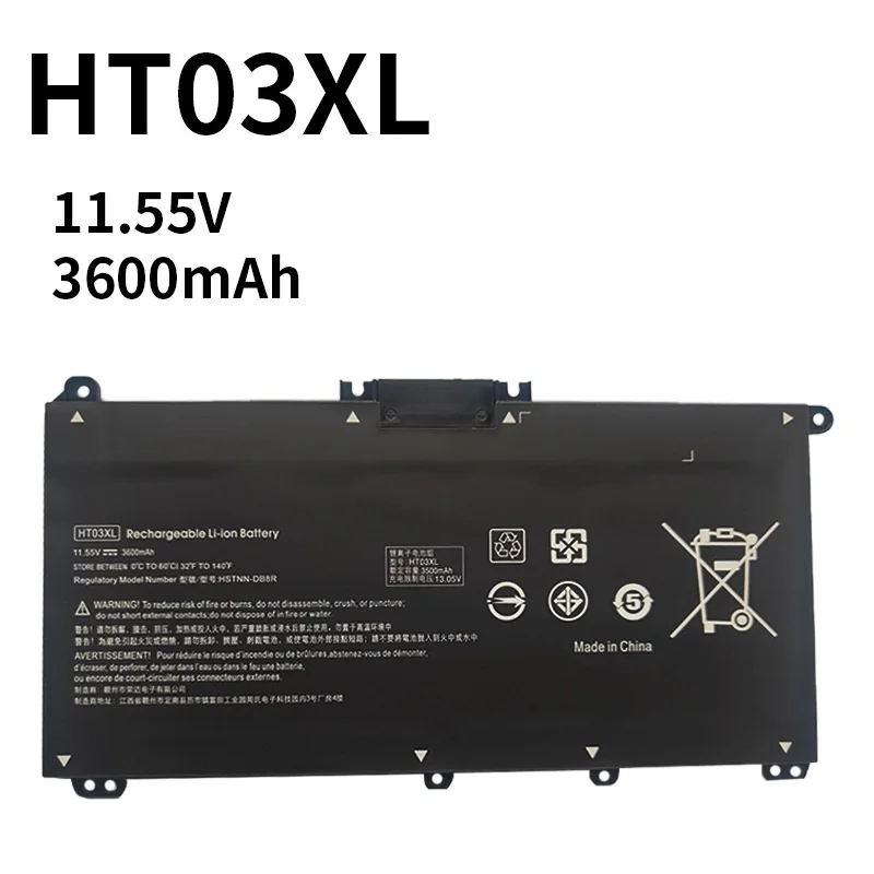 

HT03XL OEM Factory HP Notebook Laptop Battery Computer for HP Laptop TPN-Q207/TPN-Q208/TPN-Q209/TPN-C135/TPN-C136/TPN-I130/I131