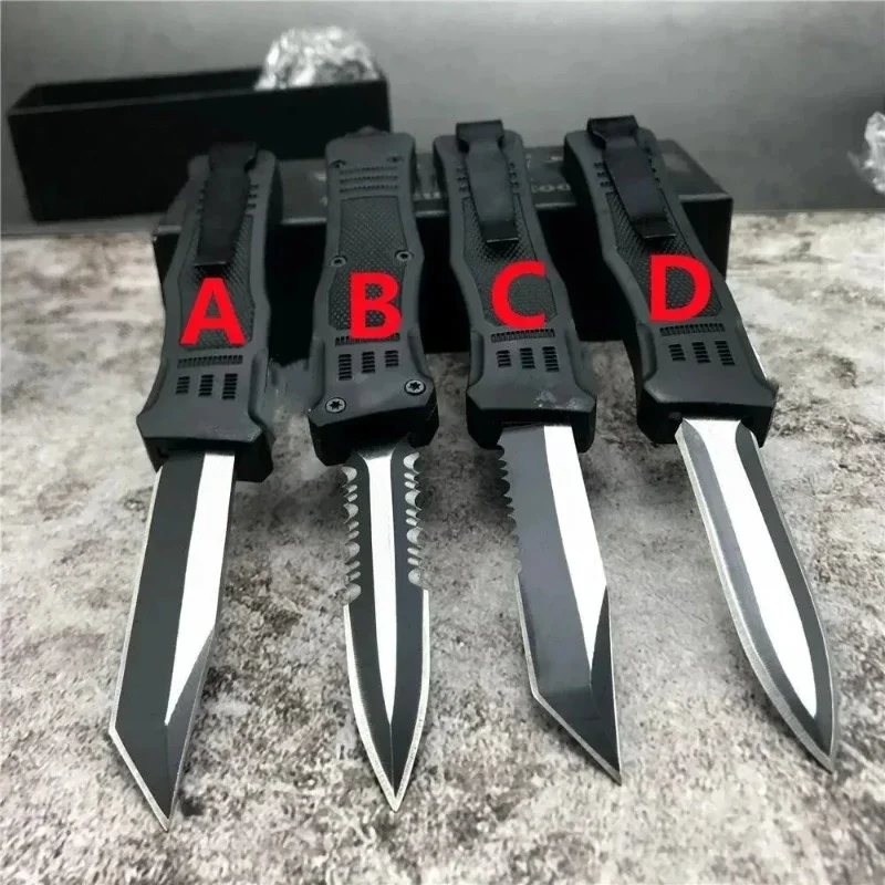 Folding Pocket Knife Micro 616 440C Blade Zinc Alloy Handle Camping Outdoor Survival Hunting Self-defense Tactical Knives Tools