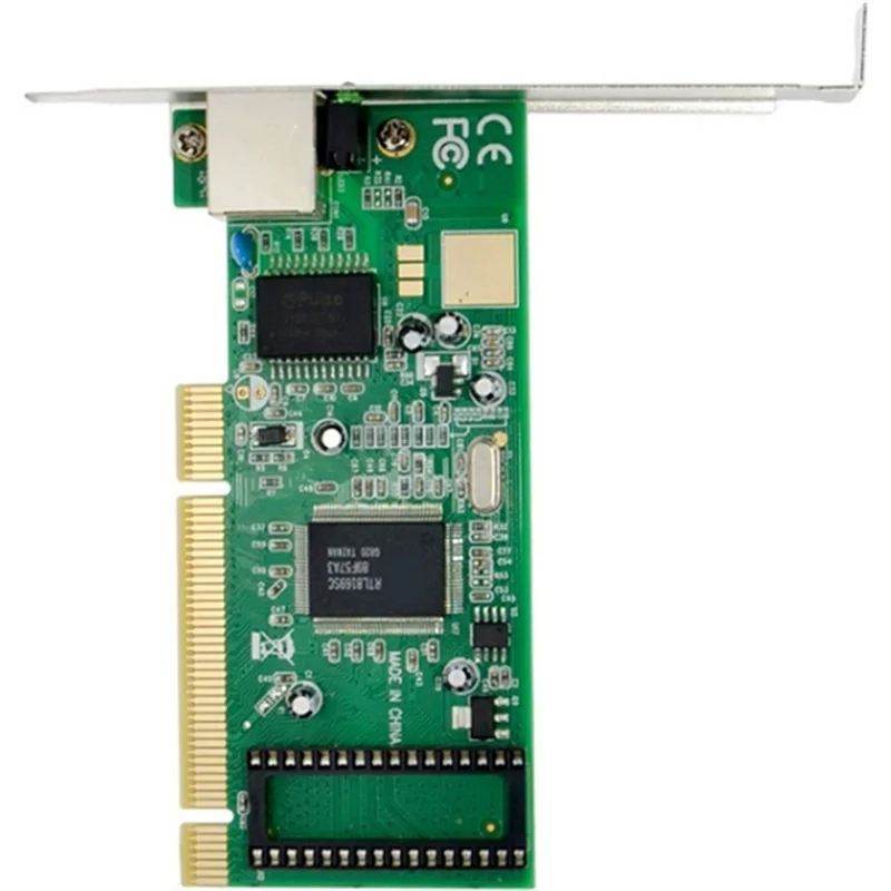 

Exquisite-PCI To 10/100 / 1000M Gigabit Ethernet Network Card PCI Desktop Gigabit Network Card RTL8169SC Chipset