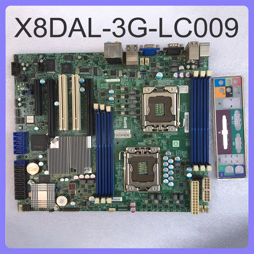 DDR3 SATA2 PCI-E 2.0 X58 Xeon Processor 5600/5500 Series For Supermicro Motherboard X8DAL-3G-LC009