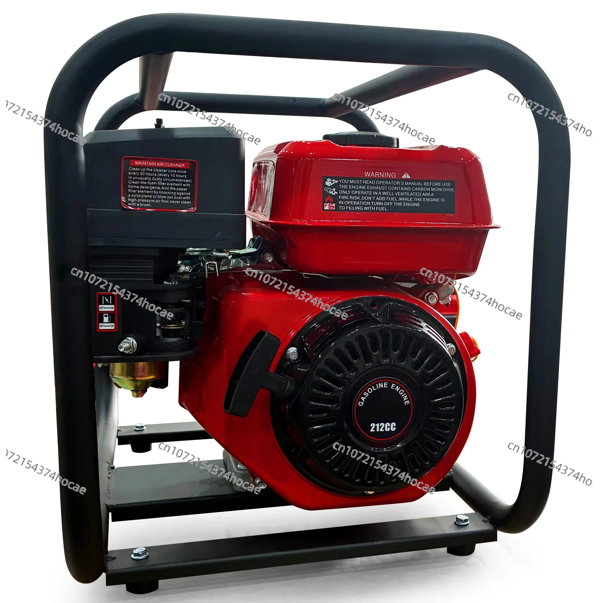 4-Inch household high-pressure diesel water pump, easy to start, low fuel consumption, 10 horsepower