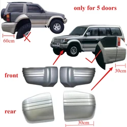 2 Pcs Narrow Body Front or Rear Bumper Corner Cover for Pajero 5 Door Decoration Cover for Montero 1990-2000 No Lamp Hole Cover