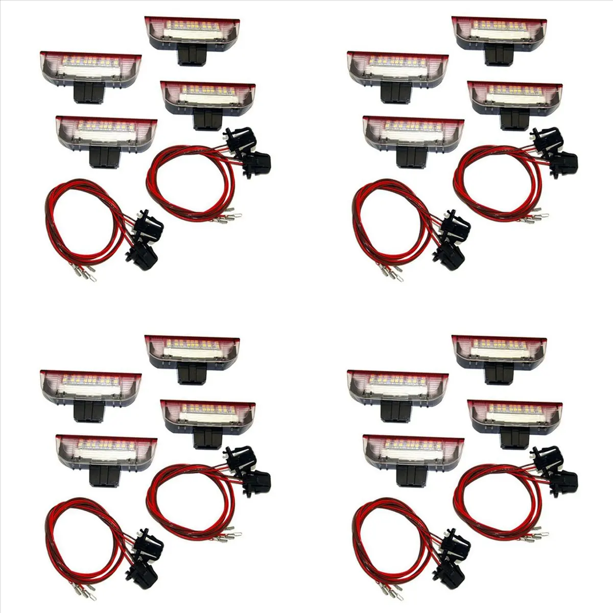 bigger 16Pcs Car LED Door Warning Light Welcome Projector for Golf 6 7 Jetta MK5 MK6 Passat B6 B7 CC TIGUAN Scirocco