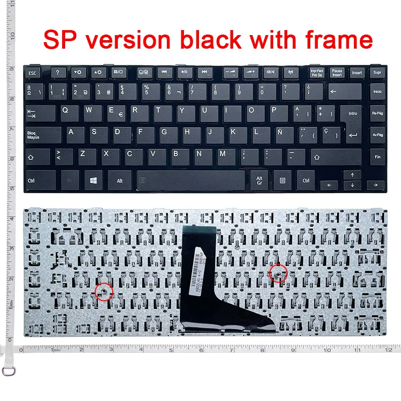 SP/US NEW Keyboard For TOSHIBA Satellite L40-A L40D-A L45-A S40-A/ C40-A C45-A English/Spain Laptop