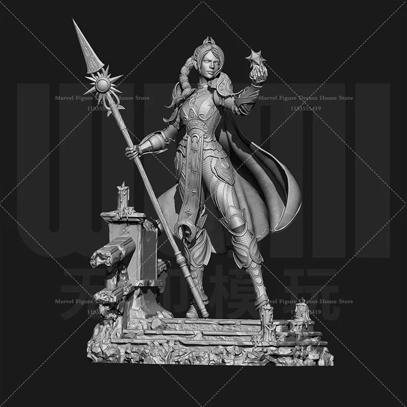 1/24 1/18 Scale DIY Self-assembled GK 3D Resin Un-panited Doll White Model  Ancient Magic Hidden Cults And Conflicting Factions