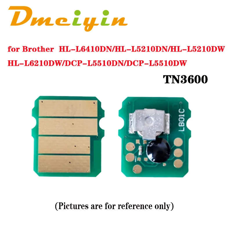 

for Toner Chip Brother TN3600/TN3600XL/TN3600XXL/3610 EUR Brother HL-L5210DN/HL-L5210DW/HL-L5215DN/HL-L6415DW/HL-L6210DW