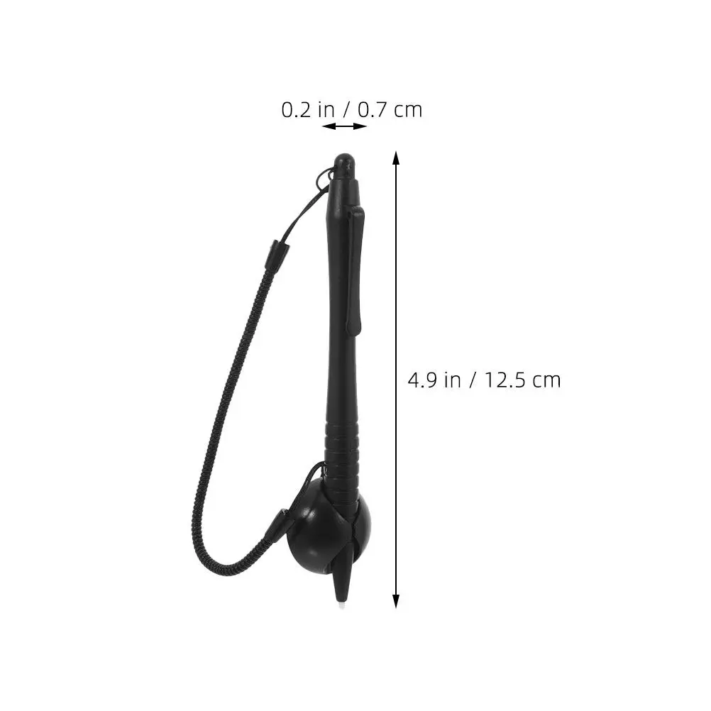 10Pcs Resistive Touch Pen Hard Tip Stylus Spring Rope Anti-Lost Lightweight Portable Note-Taking Drawing Pen for Resistive
