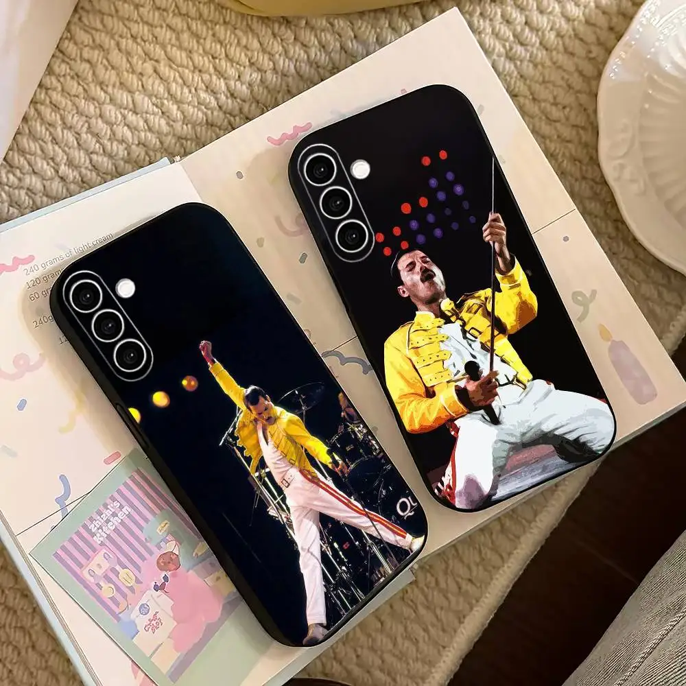 F-Freddie Mercury   Phone Case For Samsung Galaxy A73,A72,A71,A70,A53,A52,A51,Others Soft Black Cover