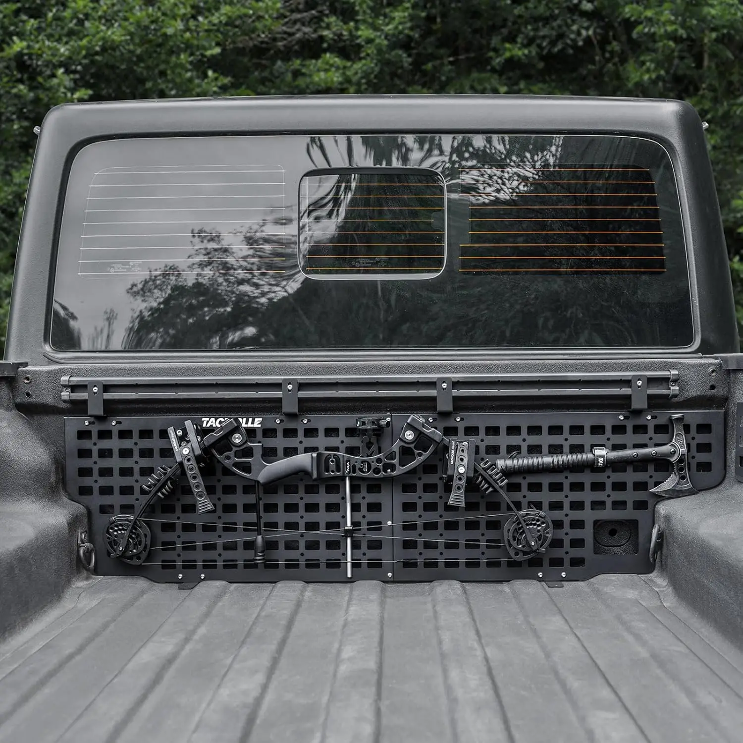 For Tacmolle Truck Bed Storage MOLLE Panel for Jeep Gladiator JT 3-Piece Truck Bed Organizer Rigid MOLLE Panel