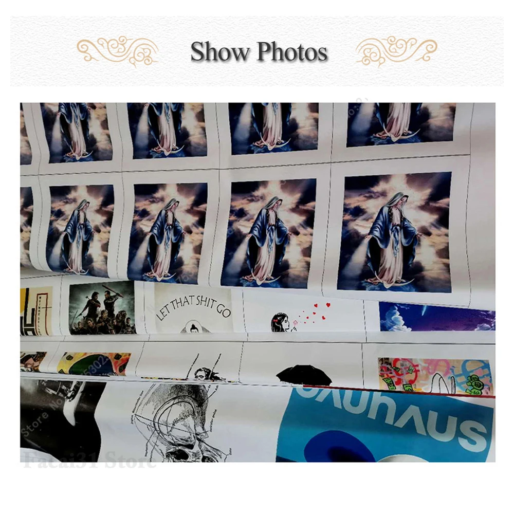 ملصق مخصص أي حجم طباعة قماش جدار الفن مع صورتك اللوحة صورة لغرفة المعيشة الديكور هدية شخصية #5