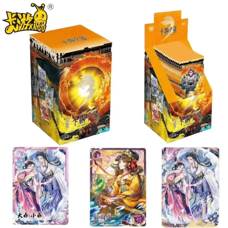 KAYOU VOL.5 Three Kingdoms Cards Heroes Anime Collection Cards Color Window Card Games Toys Birthday Gifts for Boys and Girls