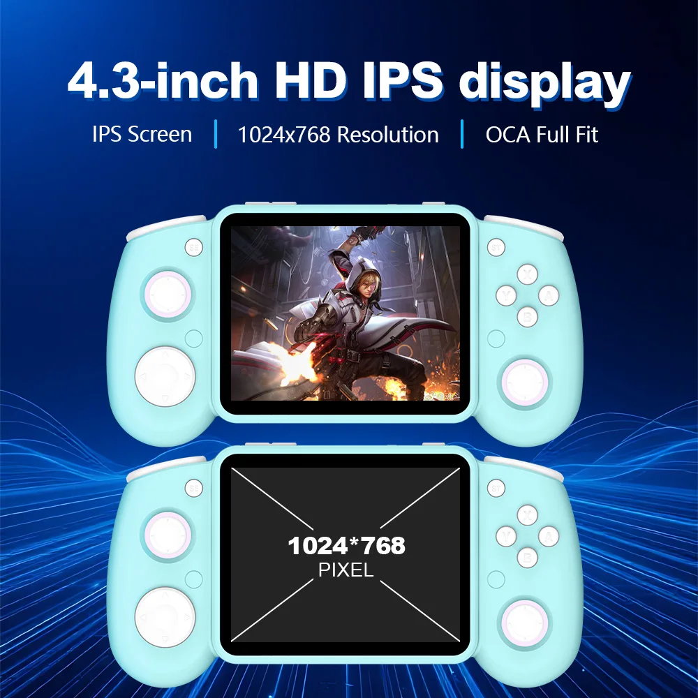 RG43H PRO Retro Handheld Game Console 22000+ Games 4.3