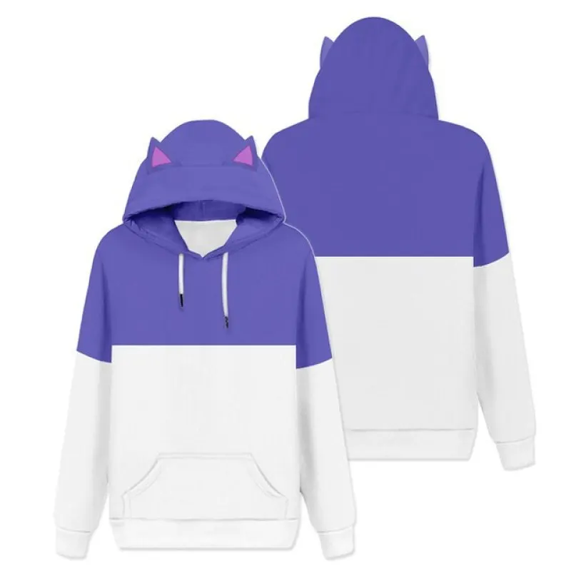 König Cosplay Hoodie Anime die Eule Cosplay Kostüm Kapuze Sweatshirt Frauen Männer Halloween Hoodie Pullover