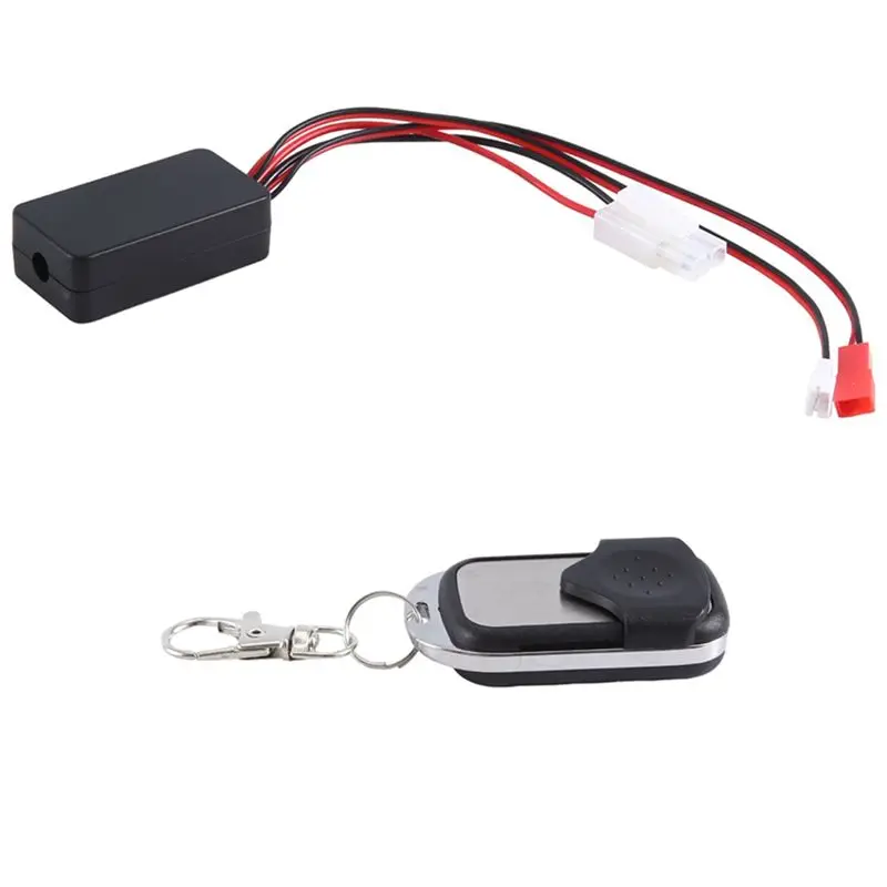 ABZZ-Portable Car Kit Simulated Winch Controller Wireless Remote Control Receiver For Axial SCX10 1/10 RC Crawler Car