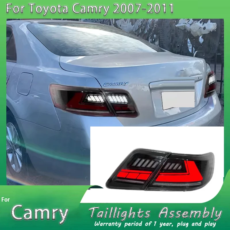 Car Lights For Toyota Camry Taillight 2007-2011 Upgrade Modified to New DRL Dynamic Turn Signal LED Taillight Auto Accessories
