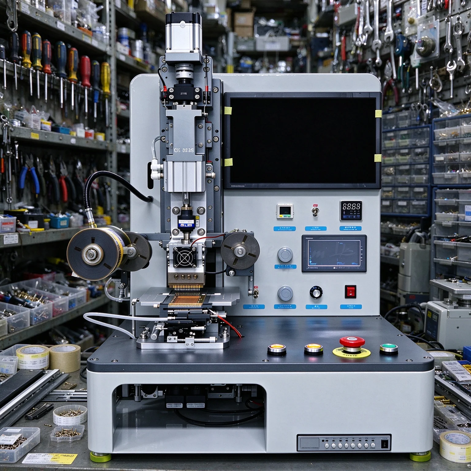 LY ZJWY EN-590S IC Pressing Machine Customized DDIC Vacuum Suction Height-Adjustable Platform XYθZ Axis Adjustable