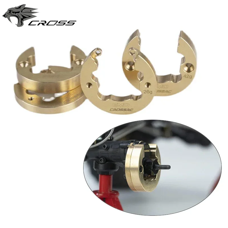 CROSSRC Brass Counterweight 26g+42g 97400974 for JT4 AT4 AT4V NT6 1/10 RC Electric Remote Control Model Car Crawler Accessories