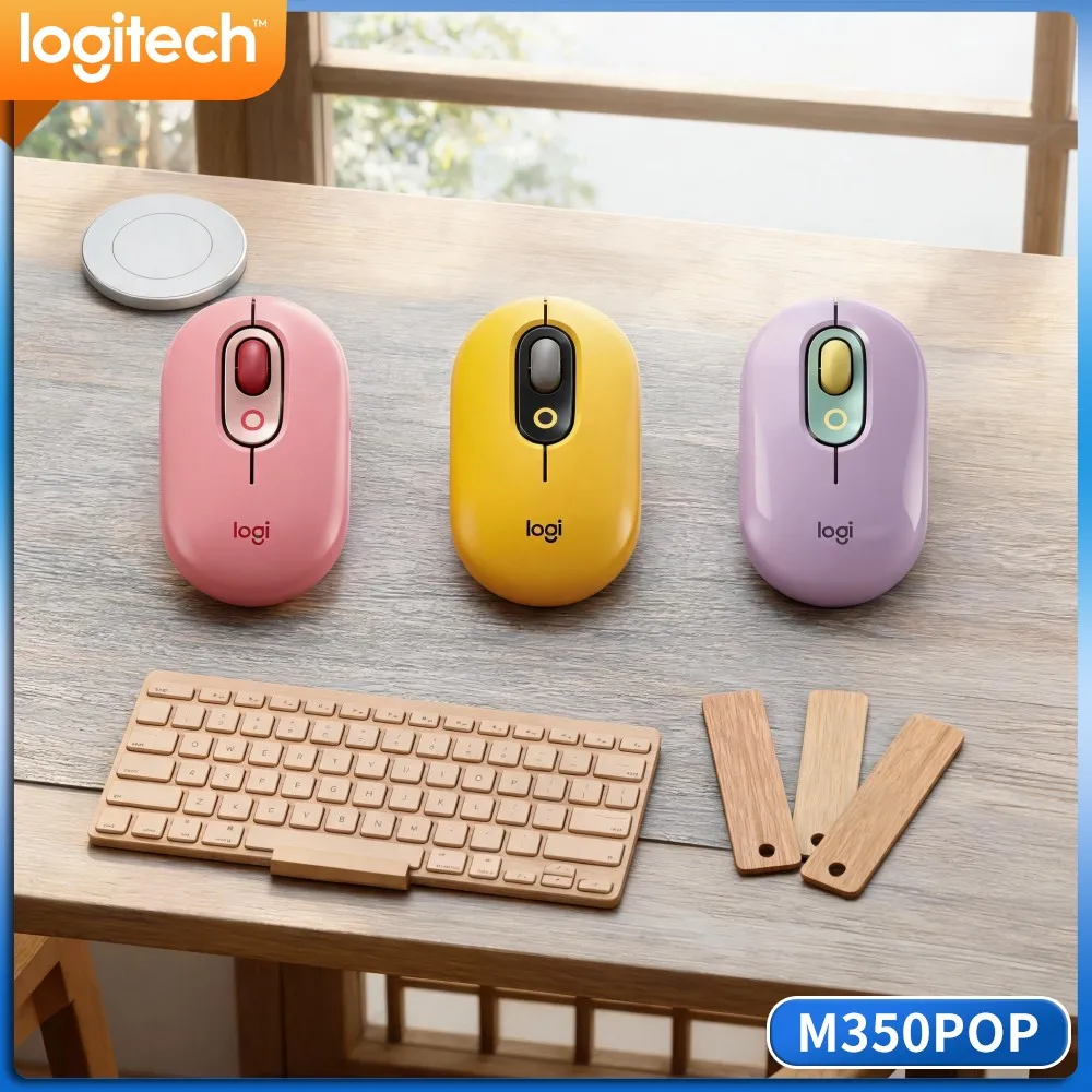 Logitech M350 POP Mouse Multi‑System Compatibility Auto Sleep Feature For Project Managers Cross‑Platform Handling