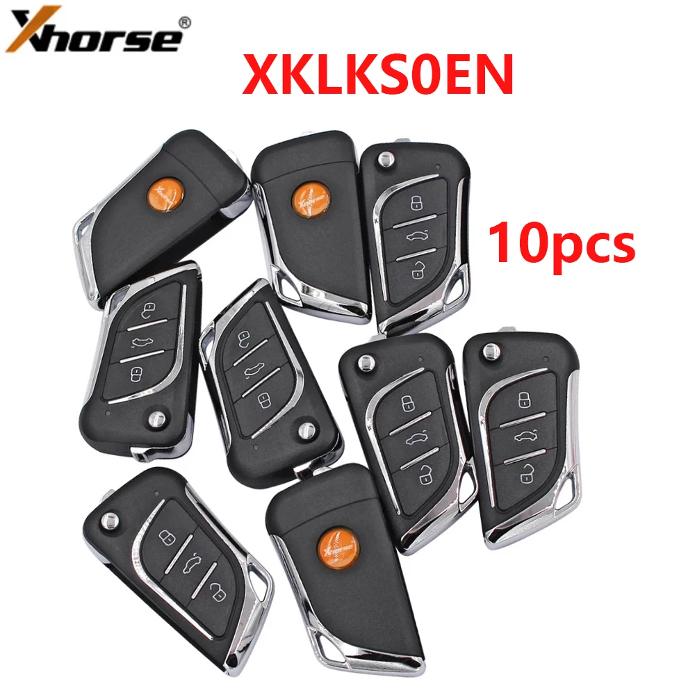 

10pcs/lot Xhorse Key XKLKS0EN XKLKSOEN for LEI.KSS Style(Chrome-plating) for VVDI Key Tool