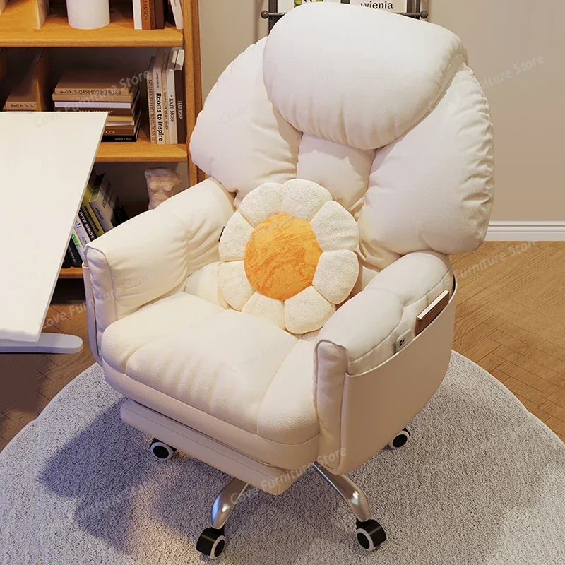 

Salon Ergonomic Office Chair Luxury Makeup Modern Living Room Lounge Cushion Office Chair Lightweight Stoel Home Furniture