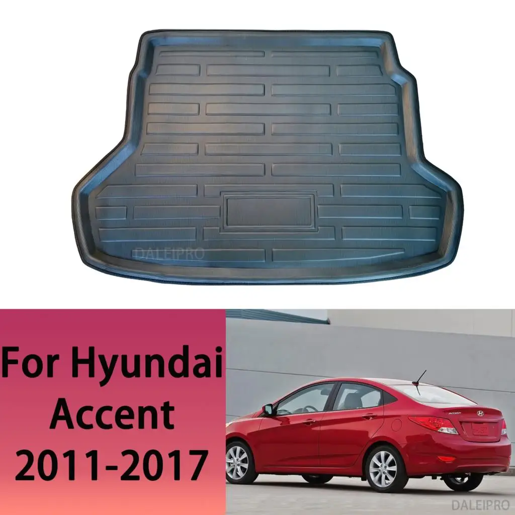 Mata bagażnika samochodowego do Hyundai Accent Blue I25 Sedan 2011 2012 2013 2014 2015 2016 2017 Tailored Cargo Liner Boot Floor Tray