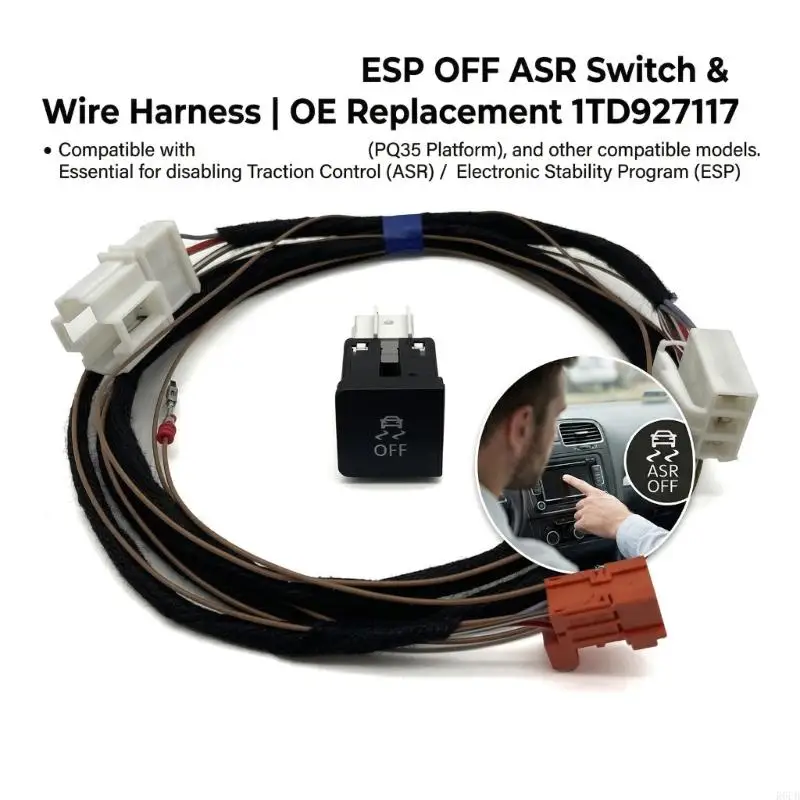 

Electronic Stability Program Button Suitable For Car Provide Reliable Performances In All Conditions 1TD927117 1KD927117 R6FB