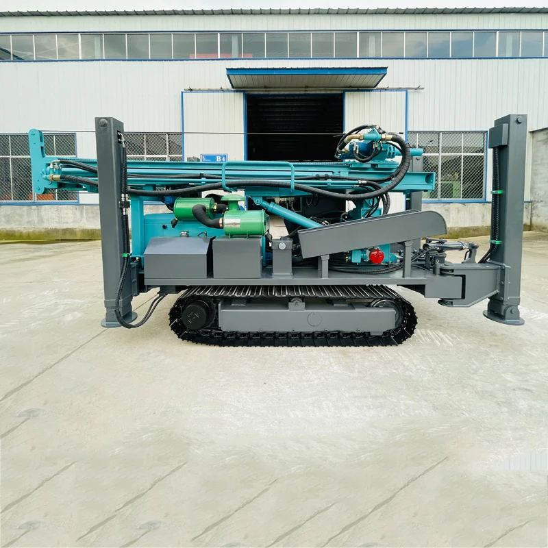 جهاز حفر آبار المياه 400 متر آلة حفر آبار المياه محرك الديزل منصات حفر آبار المياه الصغيرة للبيع