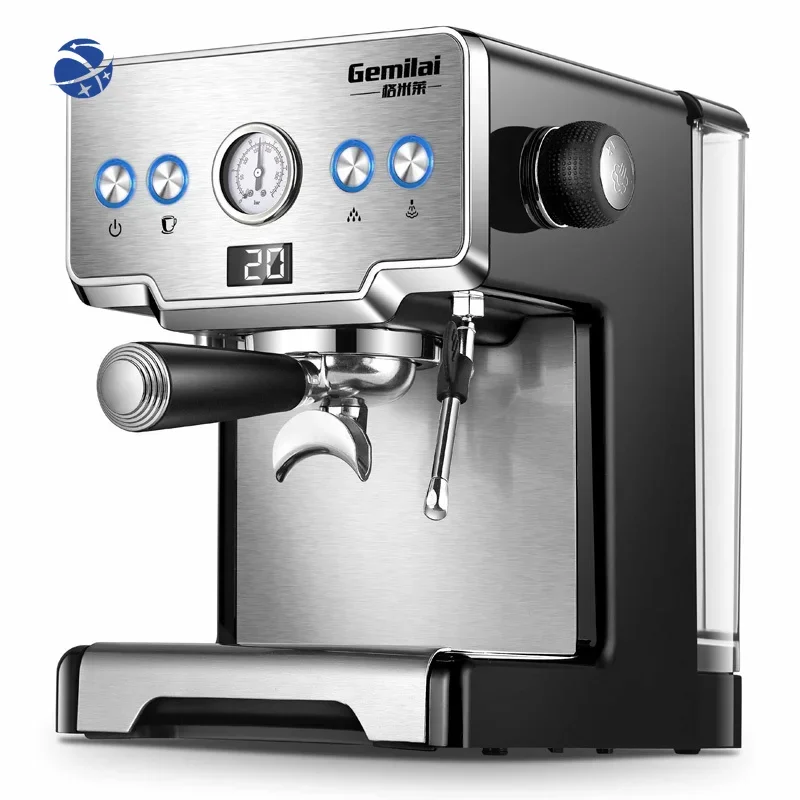 YUNYI New imported American coffee button type manual automatic two-speed coffee machine