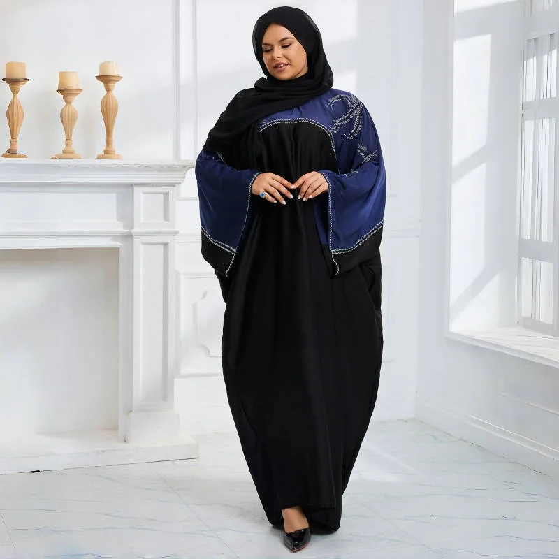 African Casual Abayas Hot Drill Long Dresses With Headscarf Women Printed Kimono Loose Robes Muslim Islam Clothing Kaftan Boubou