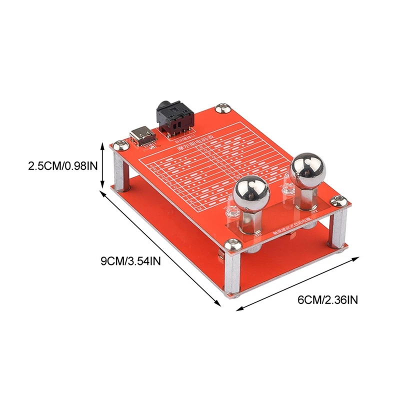 Clé automatique à détection tactile Morse DC 5V CW, interface de type C, CW USB 62LED, éclairage pour groupes de fabricants