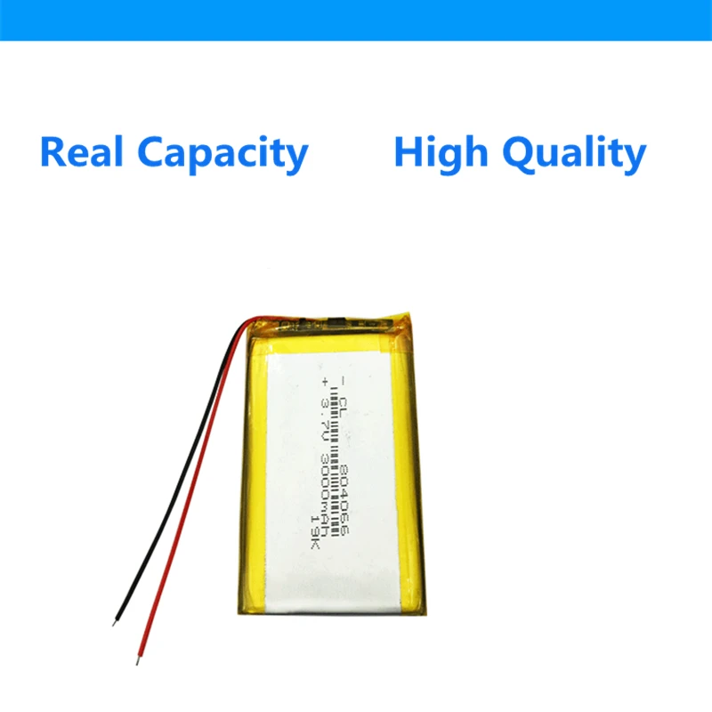 1-4 szt. 804066 3.7V 3000mAH polimerowa bateria litowo-jonowa do banku moc pc tabletu GPS mp4 mp5 lampa Led głośnik kamera do rejestracji wideo