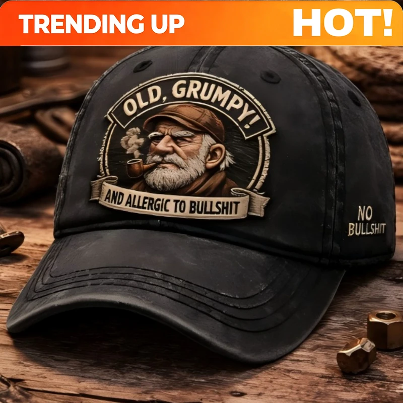 Men's Punk Elder - Bold Statement Hat Suitable for Themed Parties, Concerts & Casual Attire - Edgy Collectible Accessory for Roc