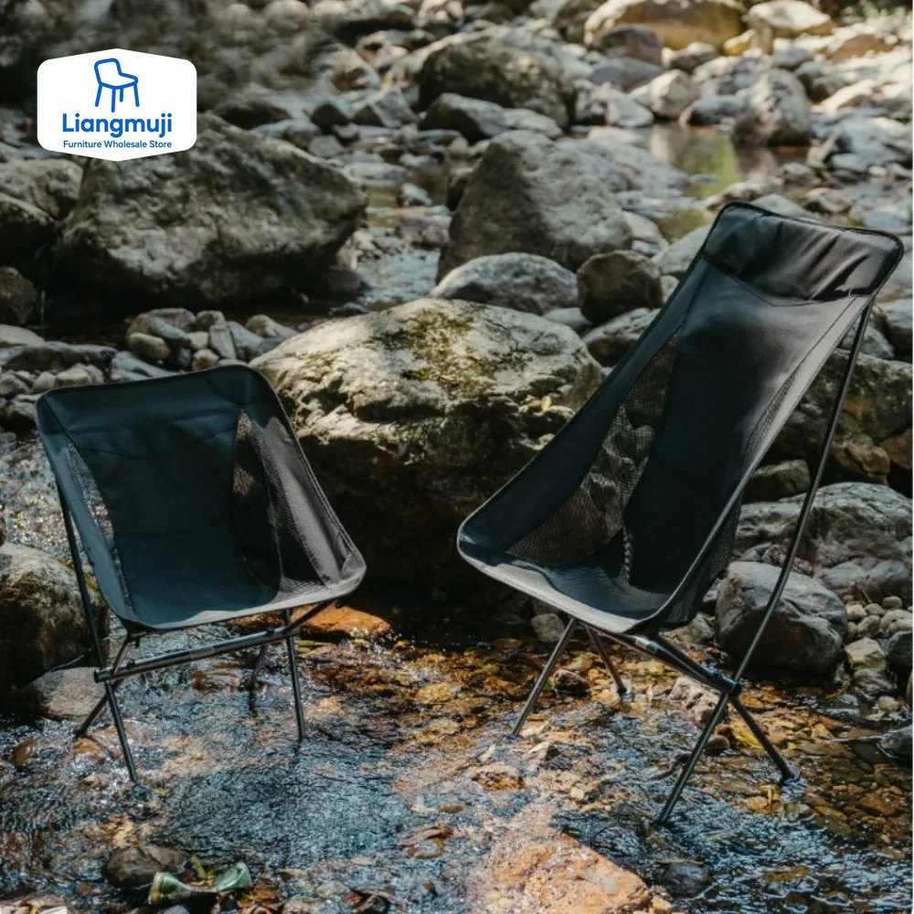 

Naturehike Outdoor Camping Chair - Ultra Light All Aluminum Moon Chair, Foldable Storage, 600D Tear resistant Oxford Cloth