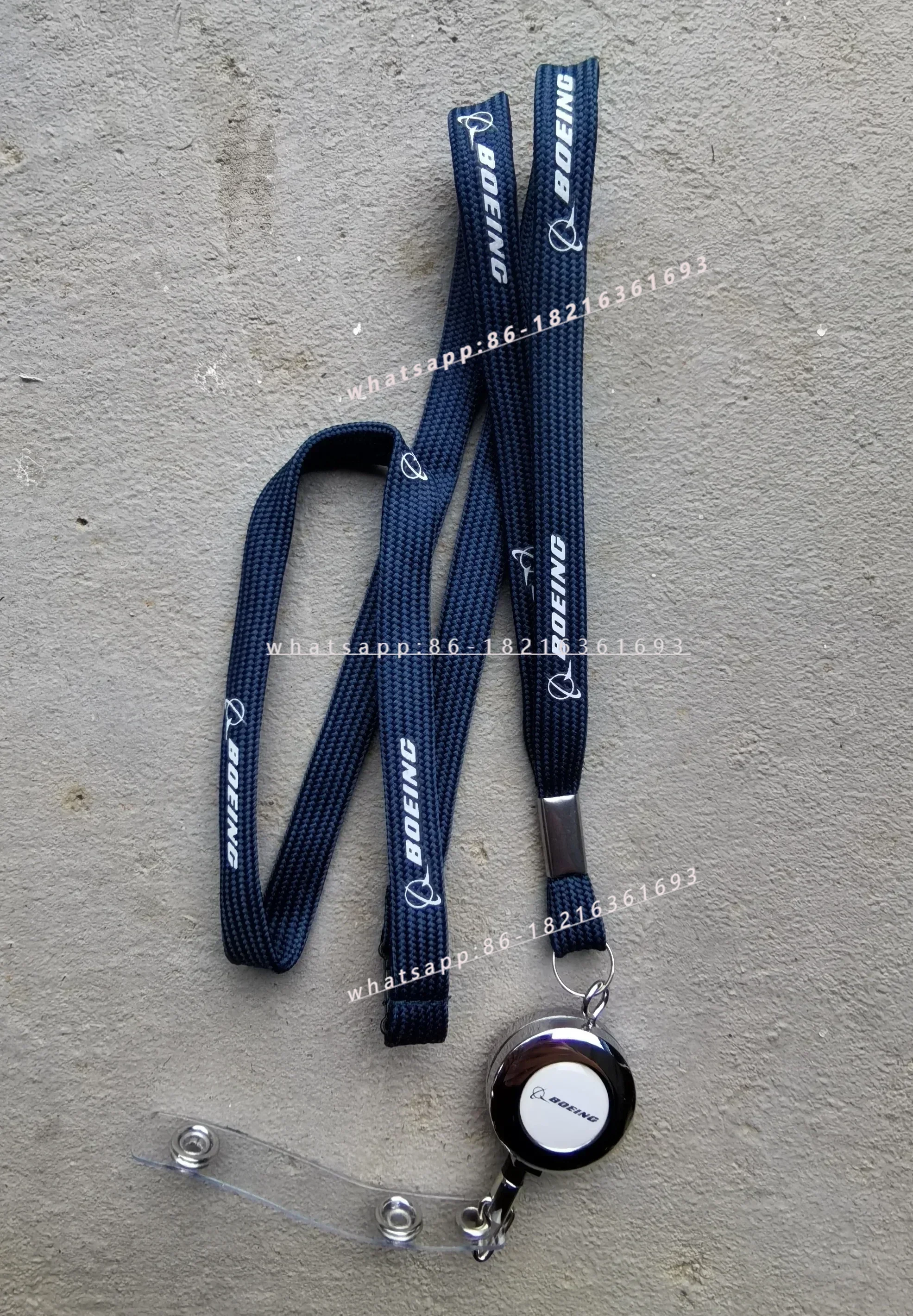 One ID Lanyard Easy Pull Buckle Civil Aviation CAAC Air Passenger ID Cover Badge Retractable Rope