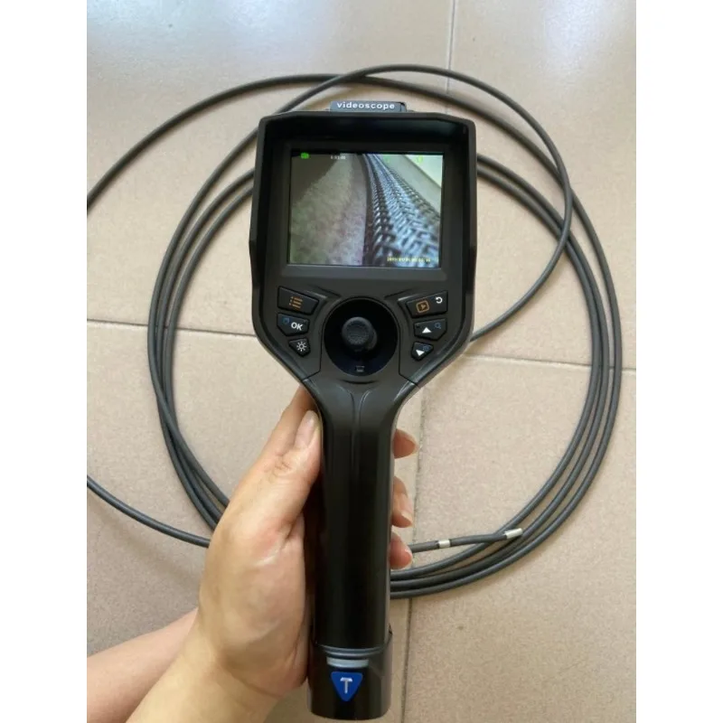 Flexible Industry Borescope Video Camera with Joystick, 6.0mm Camera Lens