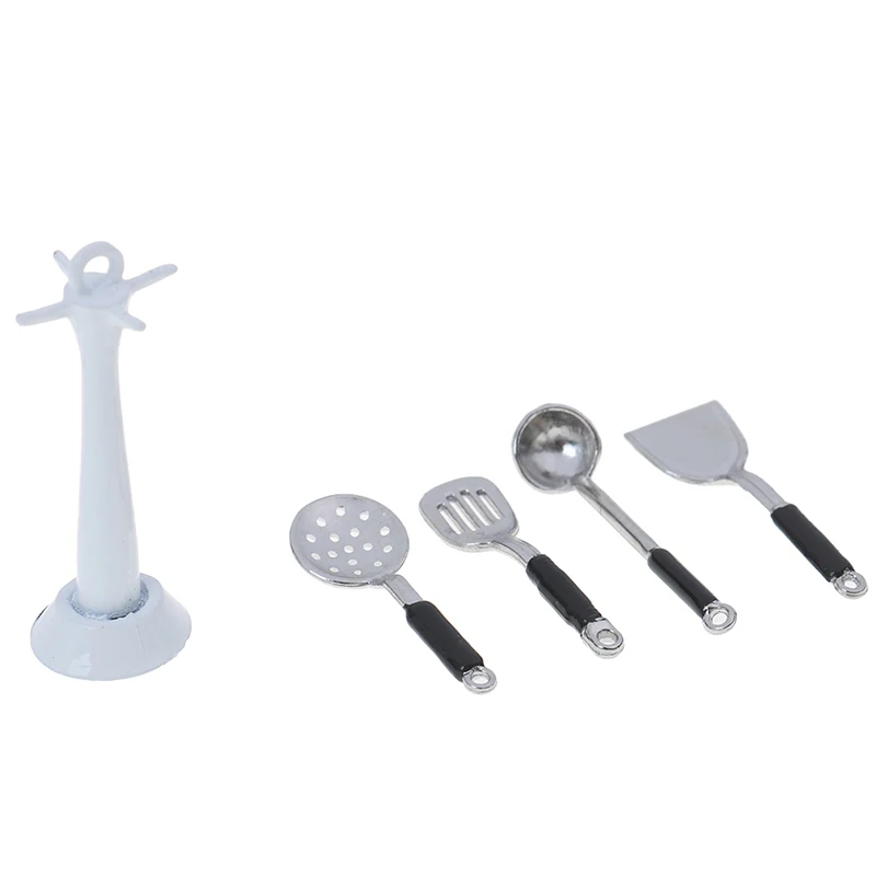 Un ensemble d\'ustensiles de cuisine miniatures 1:12, outils de cuisine, accessoires pour maison de poupée