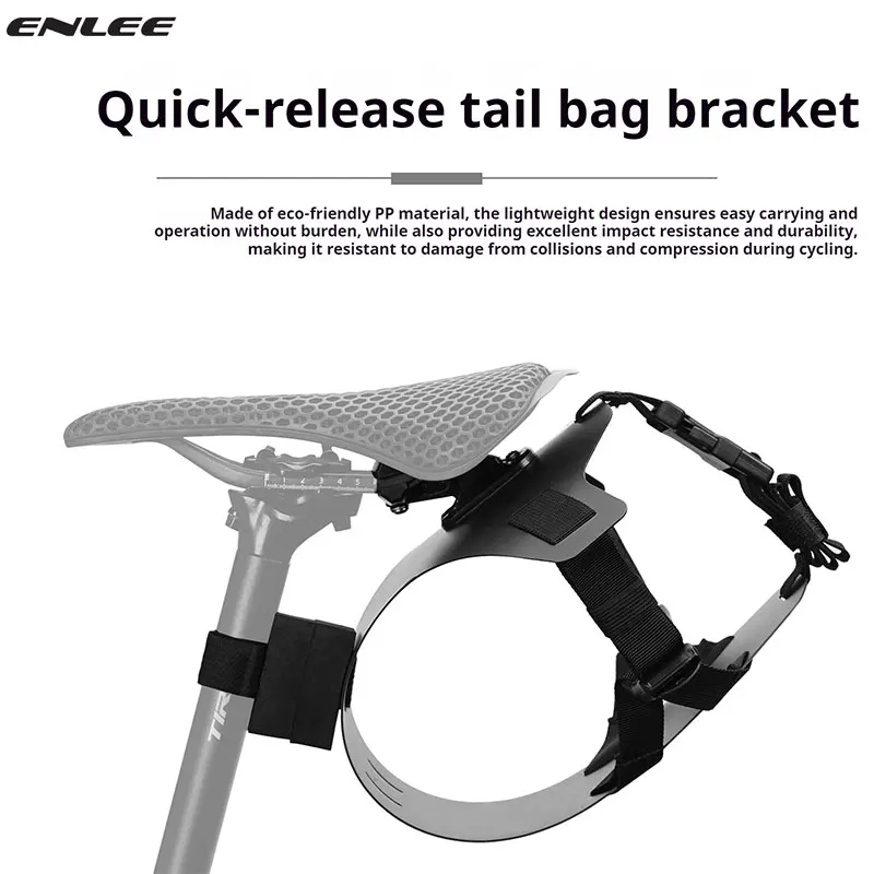 ENLEE Quick-Release Fahrrad-Hecktaschenhalterung, unverzichtbar für Rennräder, Mountainbikes und Tourenräder