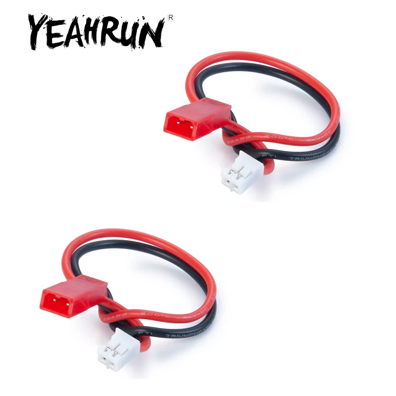

YEAHRUN 6 шт. ESC аккумулятор JST «мама» к PH 2.0-2P «папа» соединительный кабель для 1/24 осевого SCX24 RC гусеничного автомобиля, обновленные детали