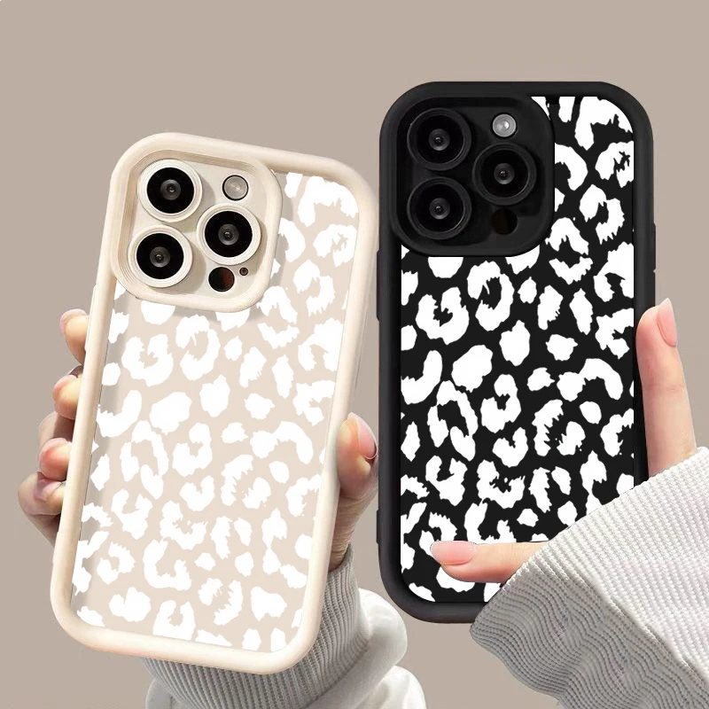 Leopard Print Shockproof Phone Case for Xiaomi 14T Pro 13T 12T Cases Xiaomi 15 14 13 12 11 Lite 5G Soft Protective Back Cover - view 6