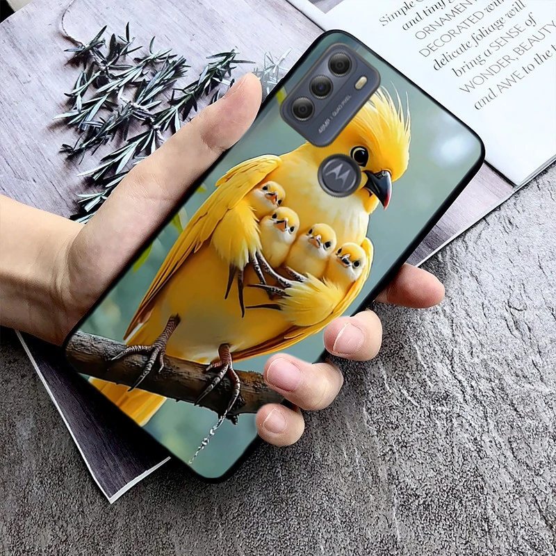 

Phone Case For Moto G85 G55 G05 G14 G75 G31 G50 G10 G20 G30 G60 G13 G32 G84 G54 G53 G72 G24 Power Cockatiel bird