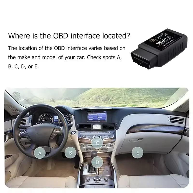 شعبية ELM327 WiFi Obd2 رمز القارئ الماسح الضوئي V1.5 أدوات تشخيص السيارات كاشف أخطاء السيارة لنظام أندرويد/IOS/الكمبيوتر
