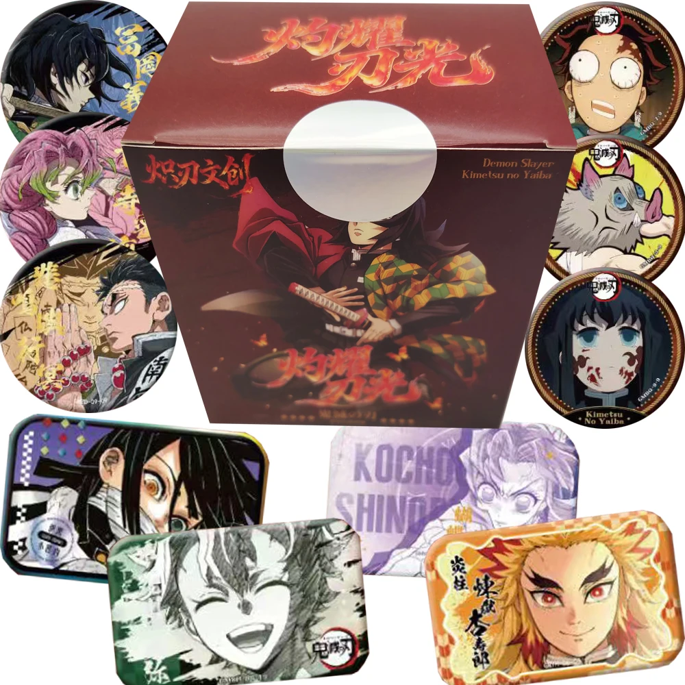 

Hot Blooded Anime Demon Slayer Badge Collection for Boys Girls Character Charm Exclusive Colorful Brooch Pendant Birthday Gifts