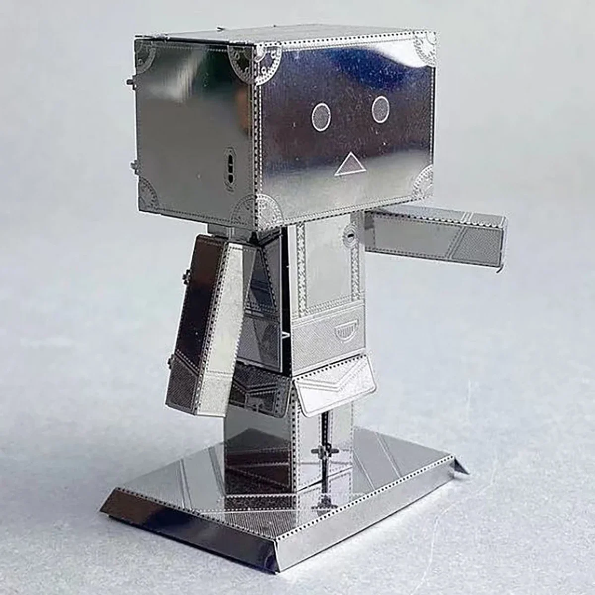 Box man 3D Puzzle metalowe zestawy modeli DIY wycinane laserowo Puzzle wyrzynarka zabawkowa dla dzieci