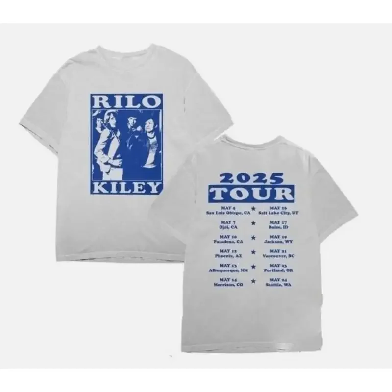 Tienda de Mercancía de Rilo Kiley, Camiseta con Fotocopia del Tour de Mayo de 2025