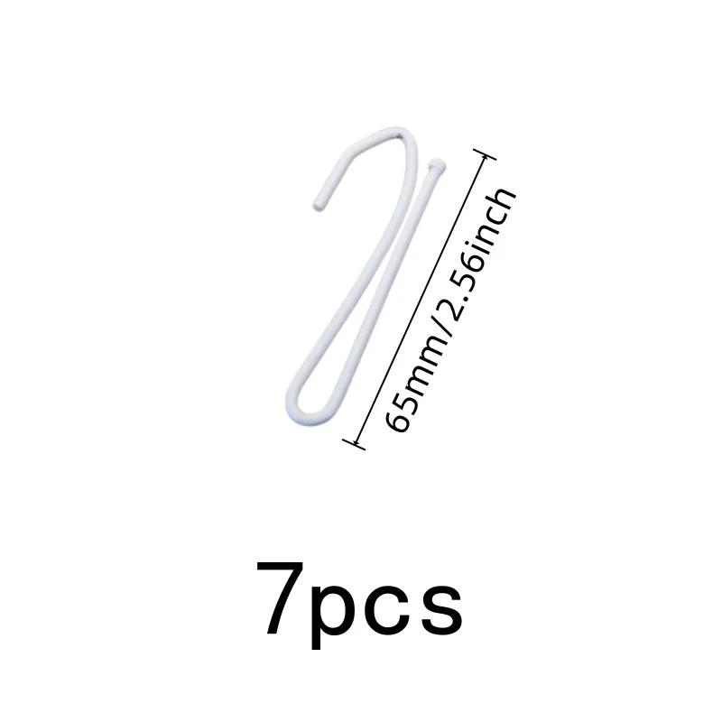 7 pcs Single Prong Curtain Clips, Easy Simple Operation for Bathroom Fabric Hanging, Multipurpose, Versatile