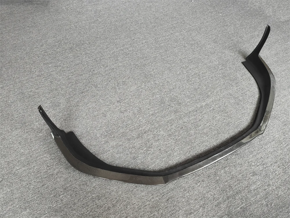 

Воздушная транспортировка, подходит для модифицированных автомобильных аксессуаров Porsche Boxster 718 Cayman, губа переднего бампера из углеродного волокна в стиле CM