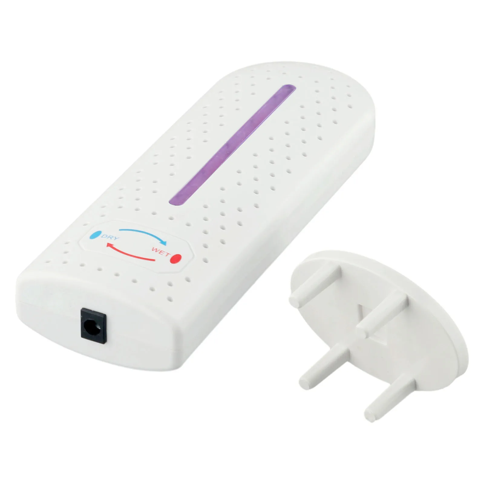 Wireless Dehumidifier 16.8x5.5cm White ABS Rechargeable Moisture Absorber For Wardrobe Shoe Cabinet Car Interior Air Drying Tool