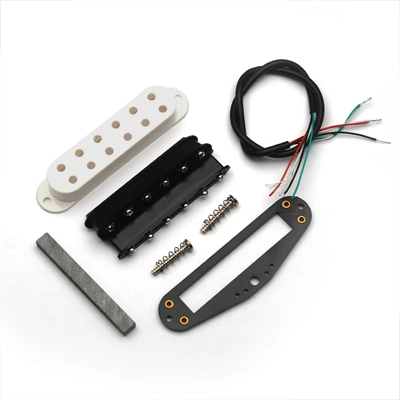 Mini Humbucker ST Single Coil Pickup   12 Adjustable Pole Piece Size 4 Conducts DIY Kit